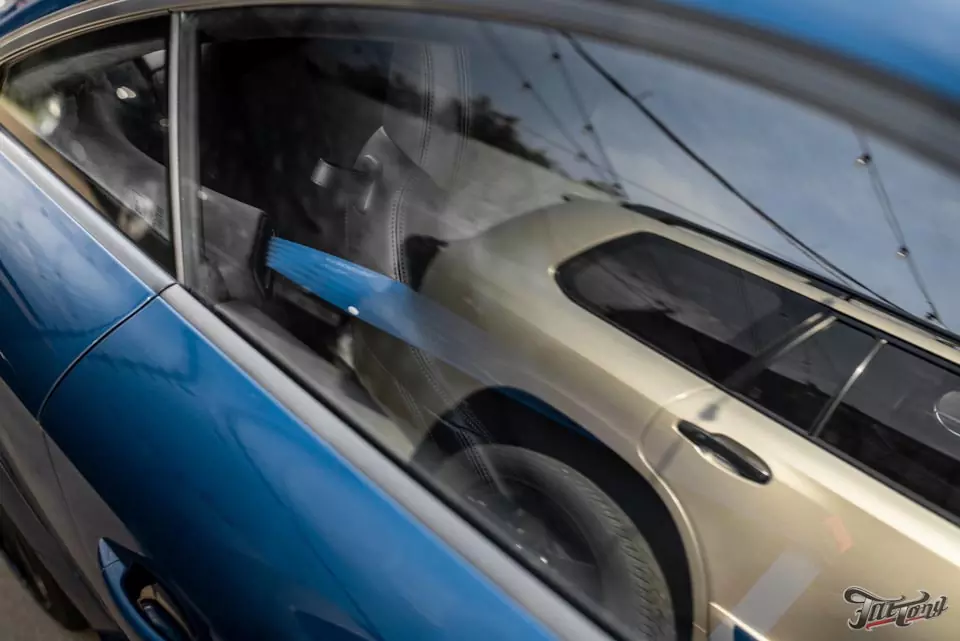Audi TT. Установка синих ремней безопасности!
